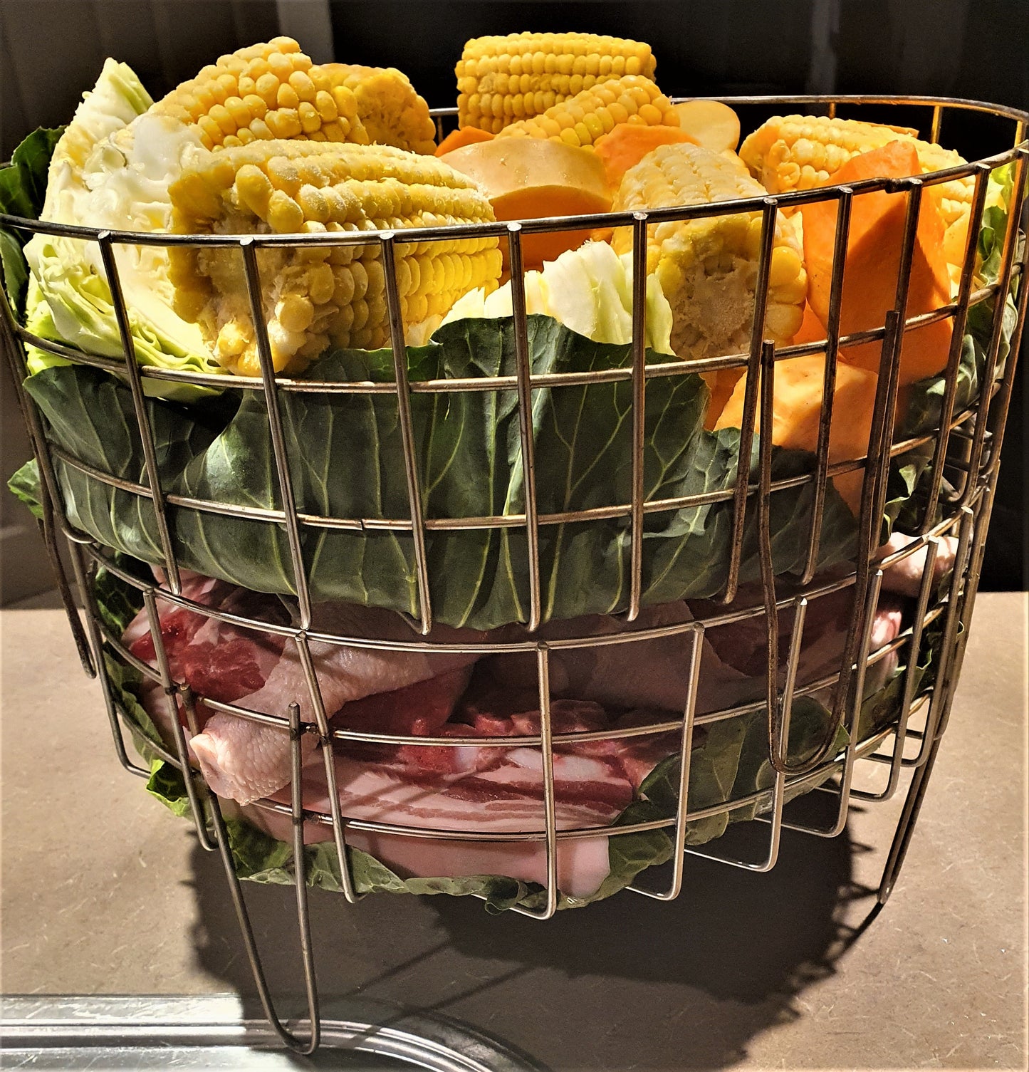 2 Basket Cooker With Wheels (dispatch up to 3 working days once payment has been made)