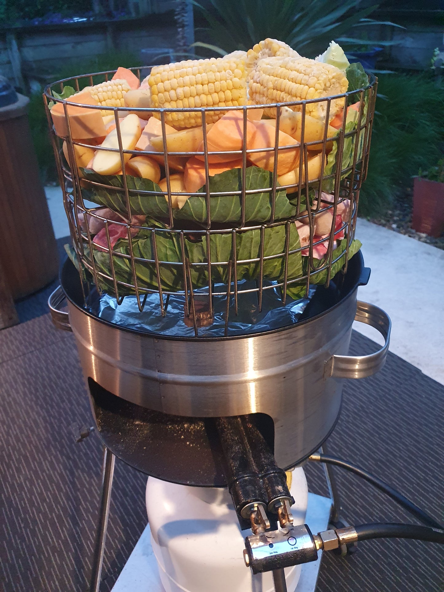 MultiKai 2 Basket Cooker with Trolley (dispatch up to 2 working days once payment has been made)