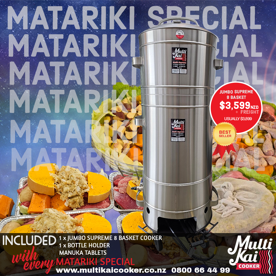 MATARIKI SPECIAL 8 Basket Jumbo Supreme Cooker (limited time only)