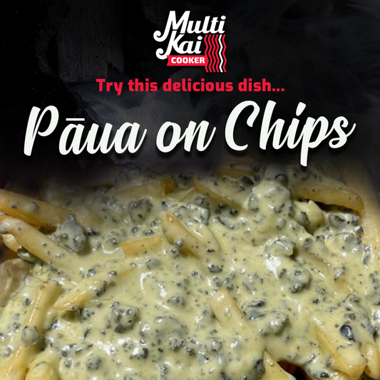 Creamy Pāua on Chips!