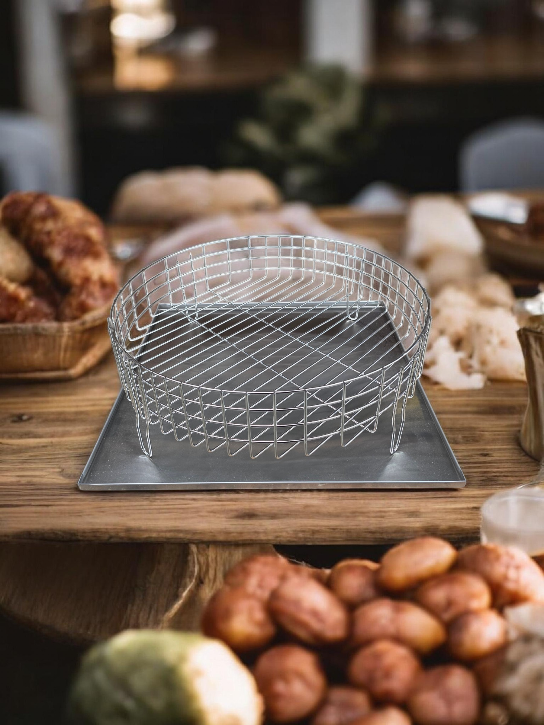 Commercial Size Basket Drip Tray