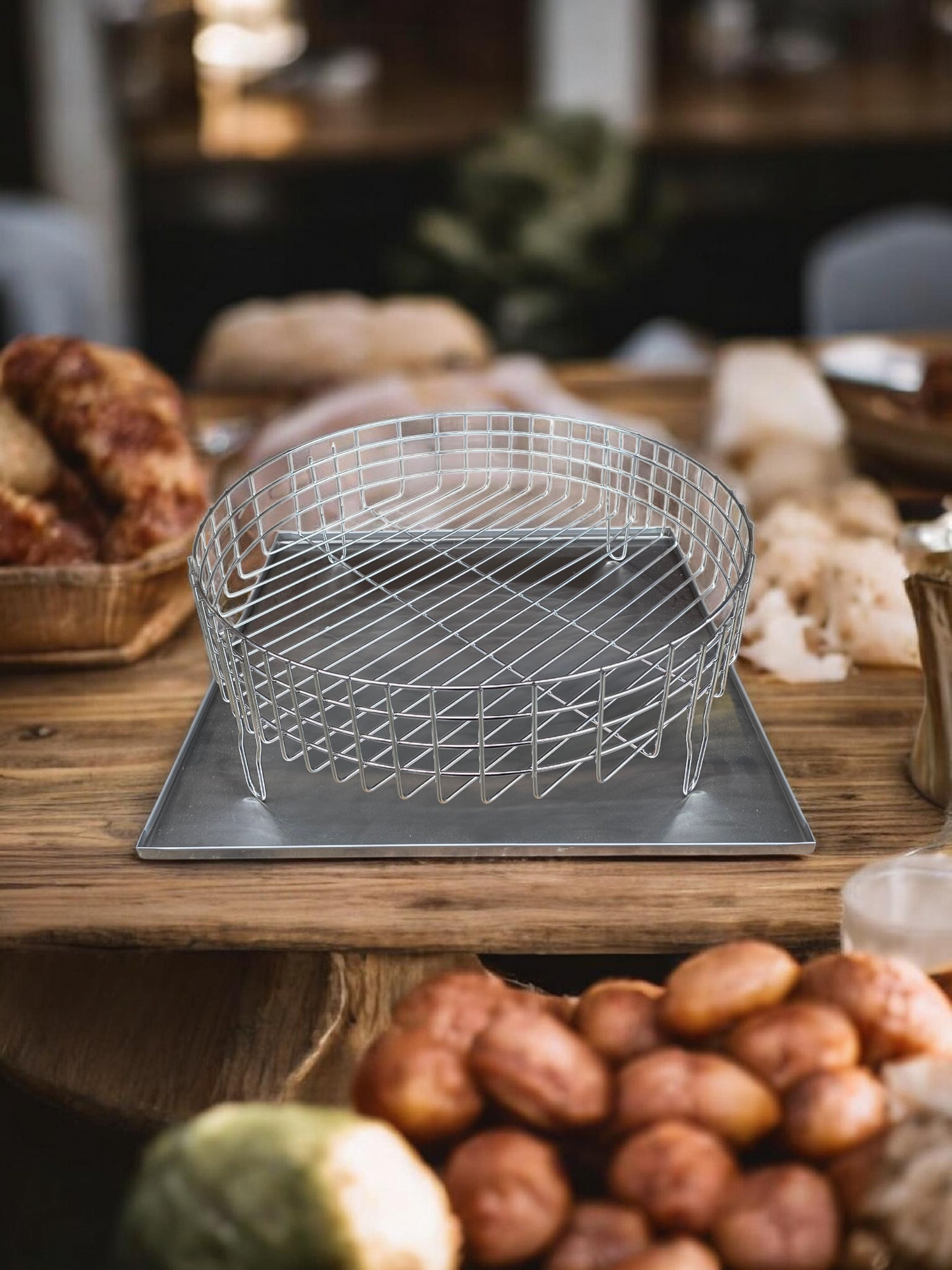 Commercial Size Basket Drip Tray