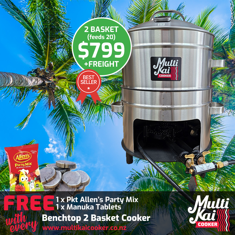 MultiKai 2 Basket Family Benchtop Special (dispatch up to 2 working days once payment has been made)