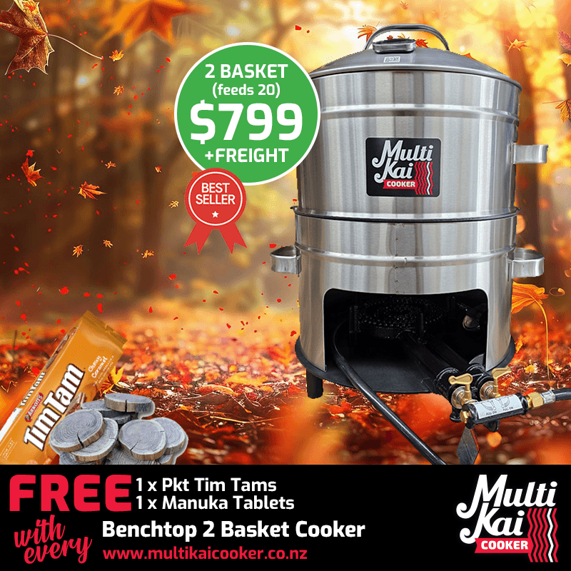 MultiKai 2 Basket Family Benchtop Special (dispatch up to 2 working days once payment has been made)