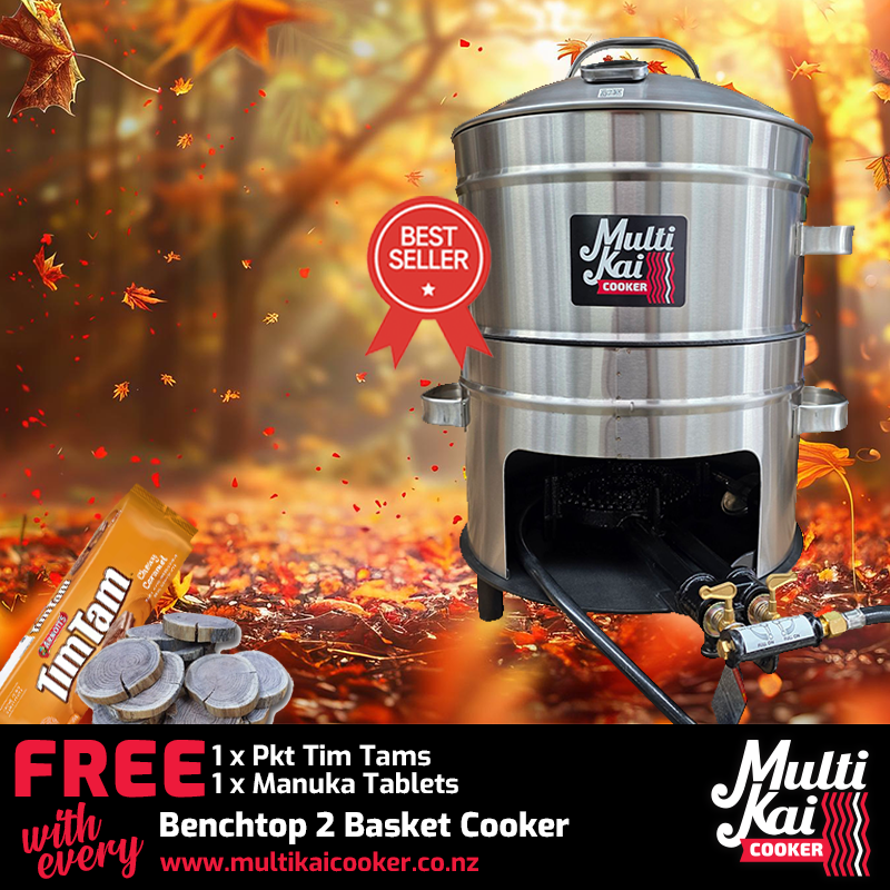 MultiKai 2 Basket Family Benchtop Special (Please allow 4-5 days for production and dispatch)