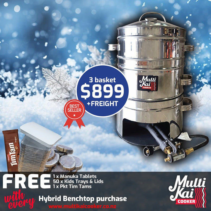 3 Basket MultiKai Cookers