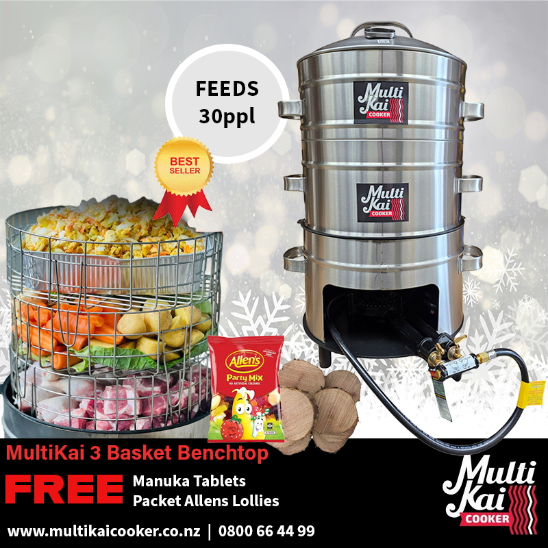 MultiKai 3 Basket Family Benchtop Special (Please allow 4-5 days for dispatch)