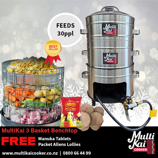 MultiKai 3 Basket Family Benchtop Special (Please allow 4-5 days for dispatch)