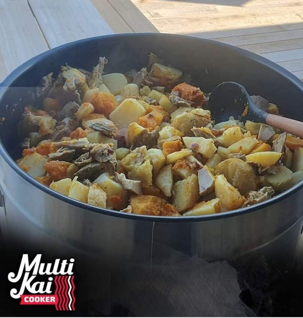 MultiKai 3 Basket Cooker with Trolley (Please allow 4-5 days for production and dispatch)