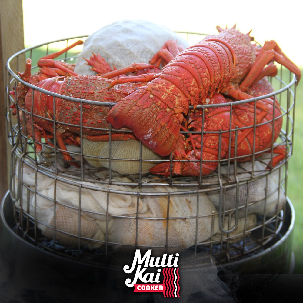 MultiKai 4 Basket Cooker with Trolley (Please allow 4-5 days for production and dispatch)