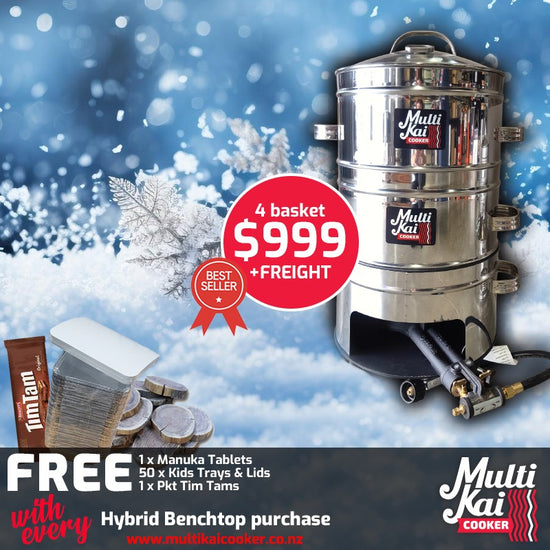 MultiKai 4 Basket Hybrid Benchtop Special (dispatch up to 3 working da