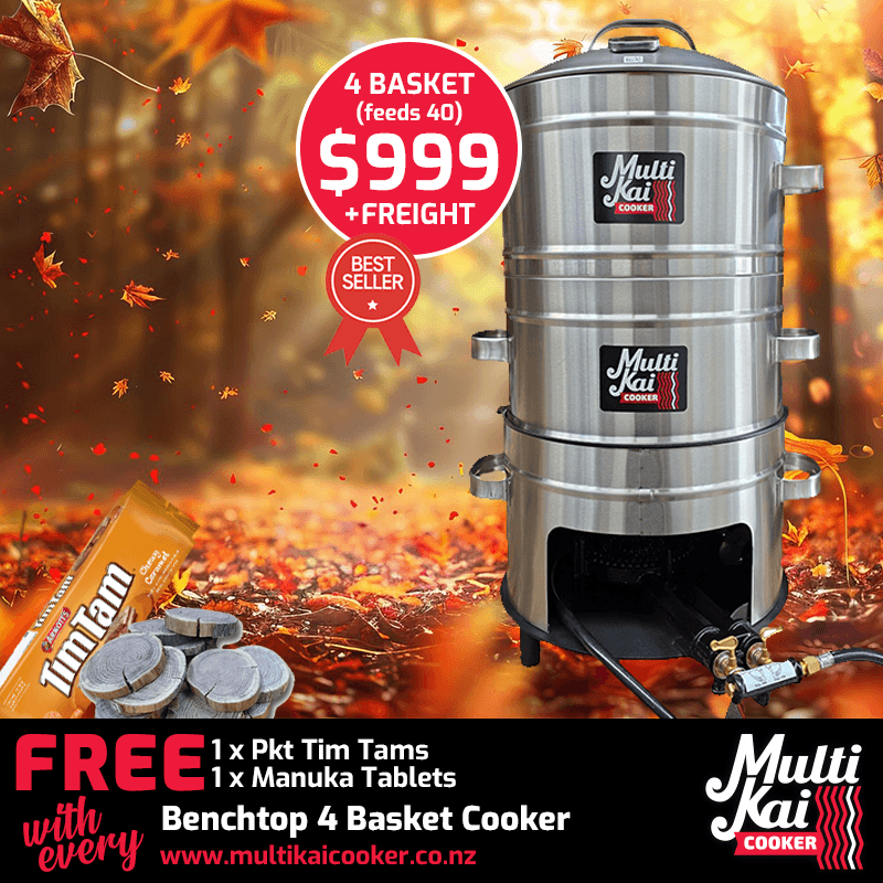 MultiKai 4 Basket Family Benchtop Special (dispatch up to 2 working days once payment has been made)