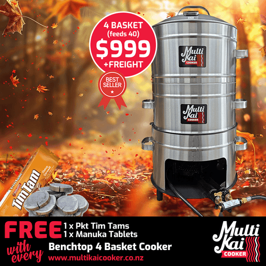MultiKai 4 Basket Family Benchtop Special (dispatch up to 2 working days once payment has been made)
