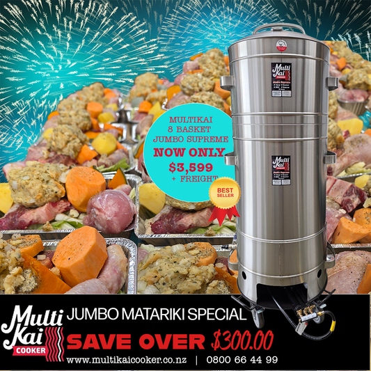 MATARIKI SPECIAL 8 Basket Jumbo Supreme Cooker (limited time only)