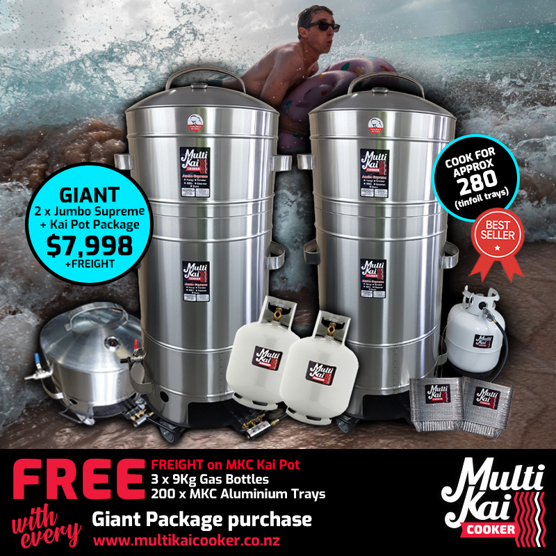 GIANT 2 x 8 Basket Jumbo Supreme + MKC Kai Pot Package (up to 1 week)