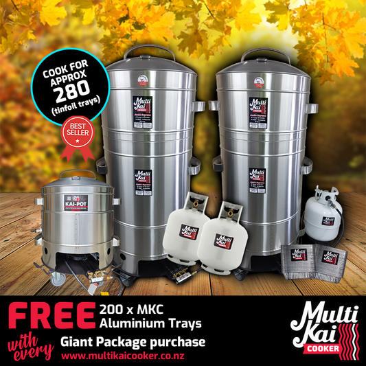 GIANT 2 x 8 Basket Jumbo Supreme + MKC Kai Pot Package (up to 1 week)