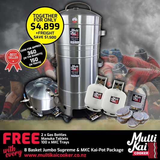8 Basket Jumbo Supreme and Kai-Pot Package (allow up to 3 weeks for dispatch due to high demand)