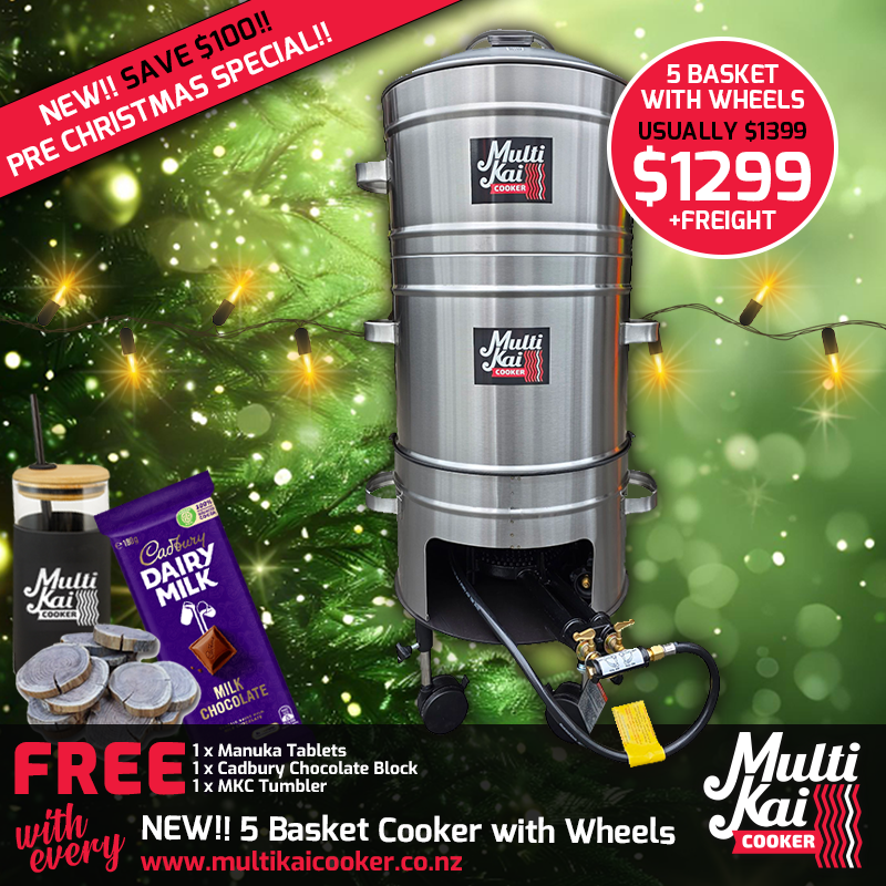 5 Basket Cooker with Wheels (dispatch up to 3 working days once payment has been made)