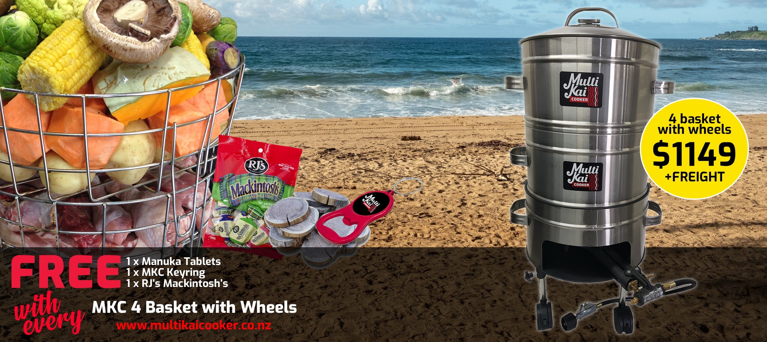 MultiKai multi function hangi cookers New Zealand & Australia