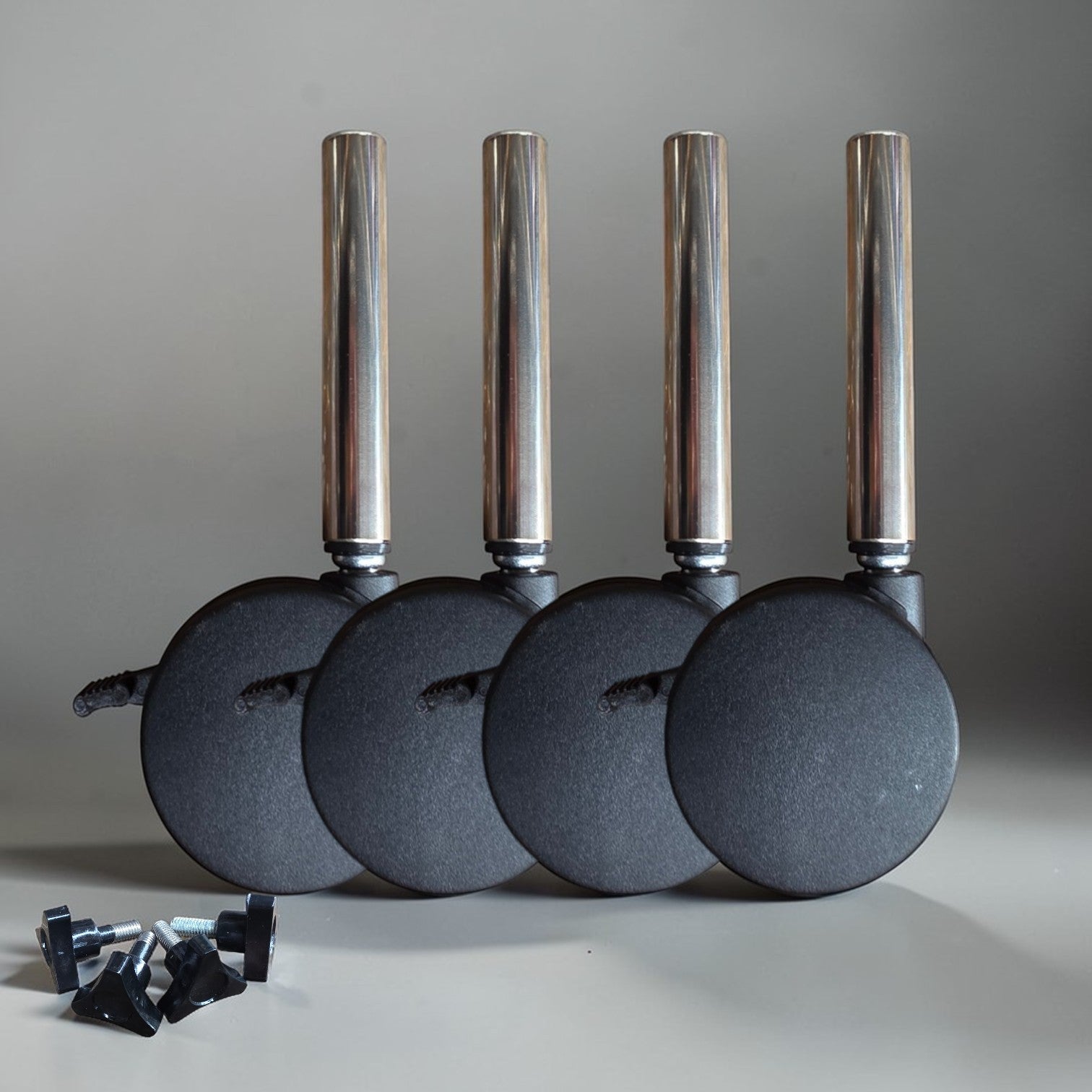 75mm Lockable Castor Wheel + Leg Set (Family Size)